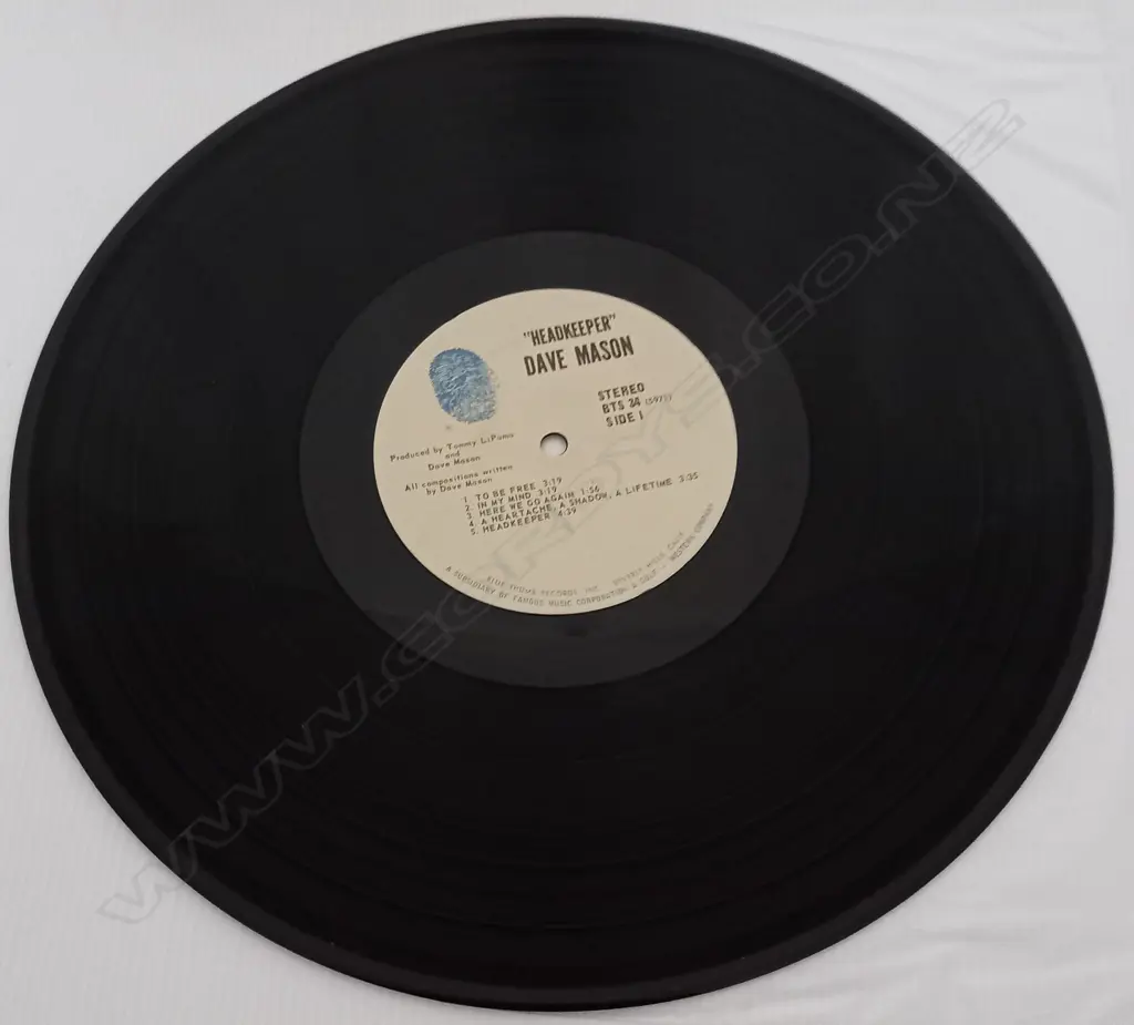 Dave Mason, Headkeeper Image 1++